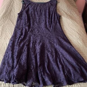 Navy Lacy Dress - CB